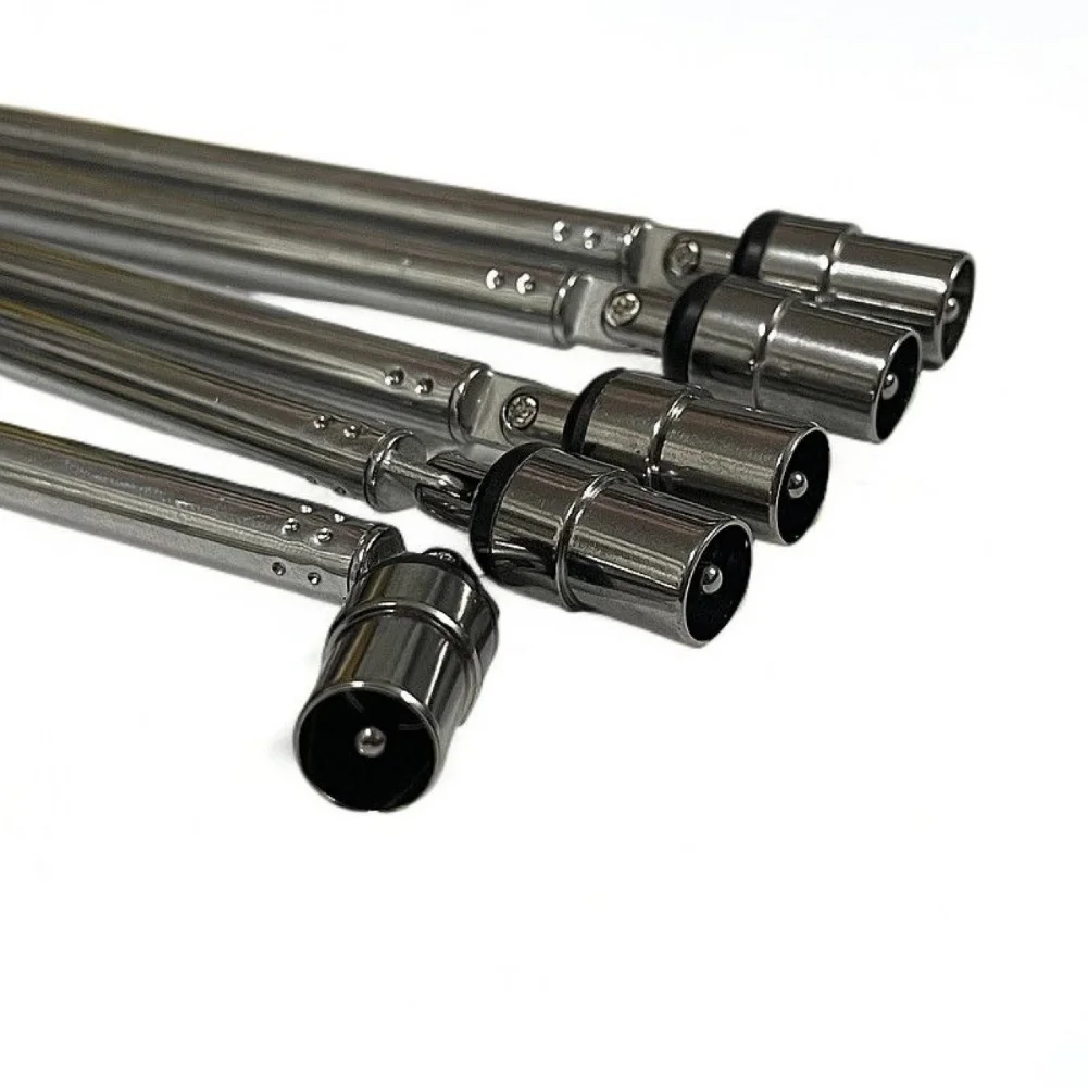 

5pcs Telescopic Antenna Total Extended Length Of 49 Centimeters Telescopic Antenna For TV And Radio To Enhance Signal Reception