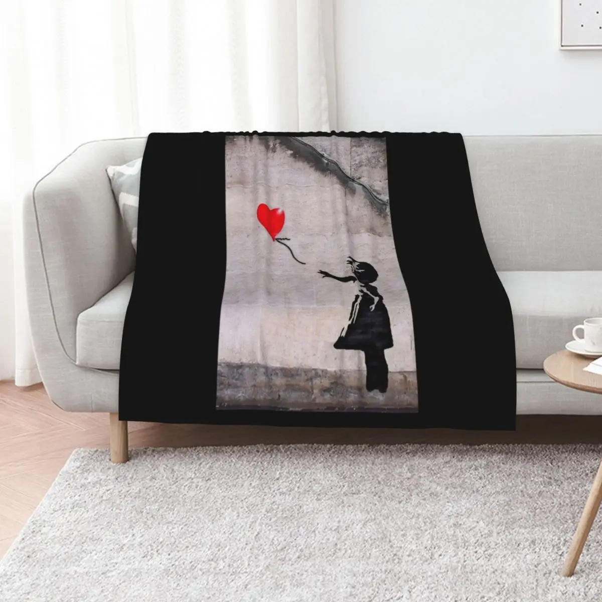 Banksy, Hope Throw Blanket Comforter cosplay anime Sleeping Bag Summer Beddings Loose Soft Blankets