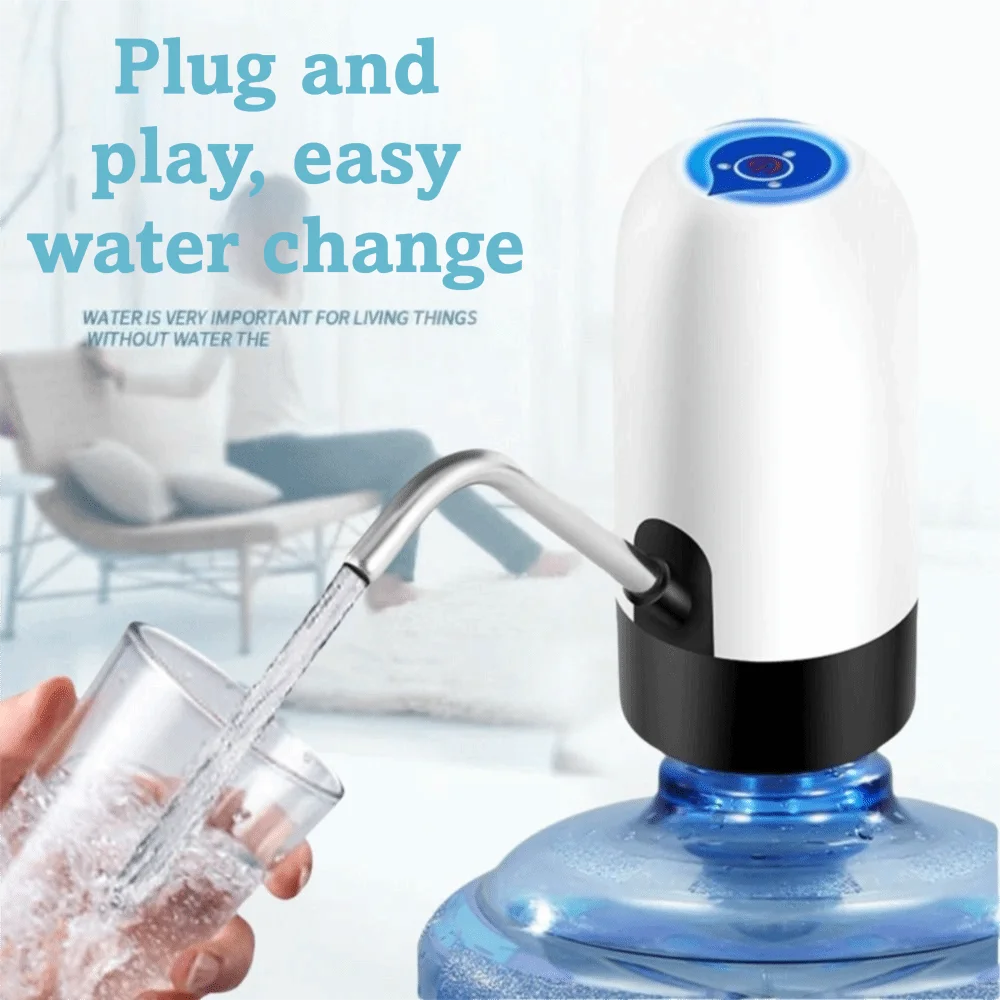 Carboy Bar USB Charging Water Bottle Pump Portable Electric Drink Pump Rechargeable Water Pump Water Dispenser Summer Use