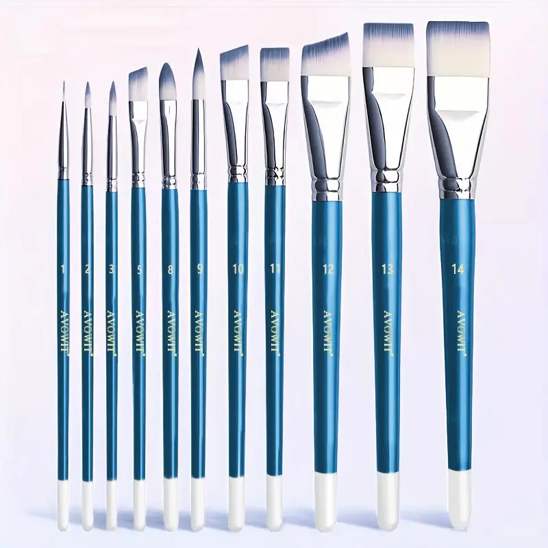 

Professional color brush set, suitable for nail art, makeup and painting, essential for Halloween and Christmas parties