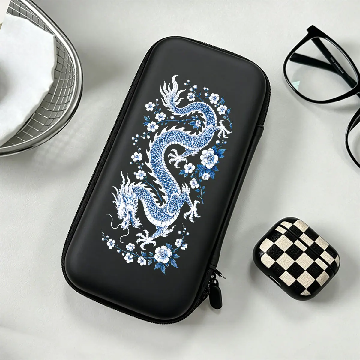 Cute Shockproof Carry Case With Mesh Pockets Portable Travel Gaming Accessories Storage Bag for Nintendo Switch Lite/OLED view 6