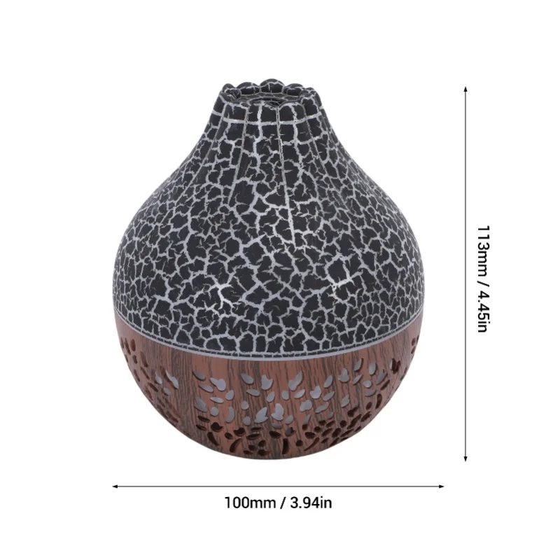 USB Mini Aromatherapy Diffuser Luminous Silent Humidifier Auto Shut Off For Home Spa Bedroom Office