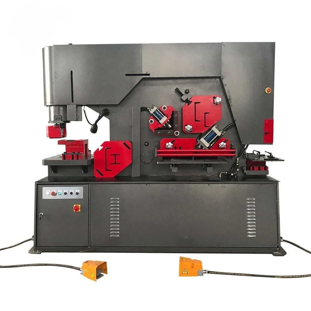 For Ironworks Cutting Machine Portable Ironworker Machine For Bilateral