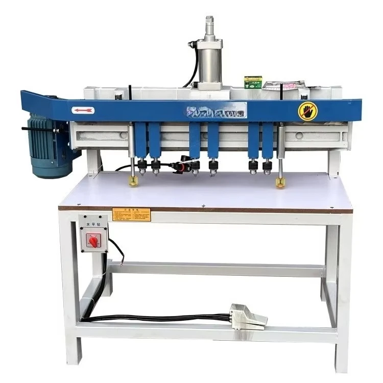 220V household wood hardware drill multi-axis vertical woodworking linear drilling machine simple saw movement motor