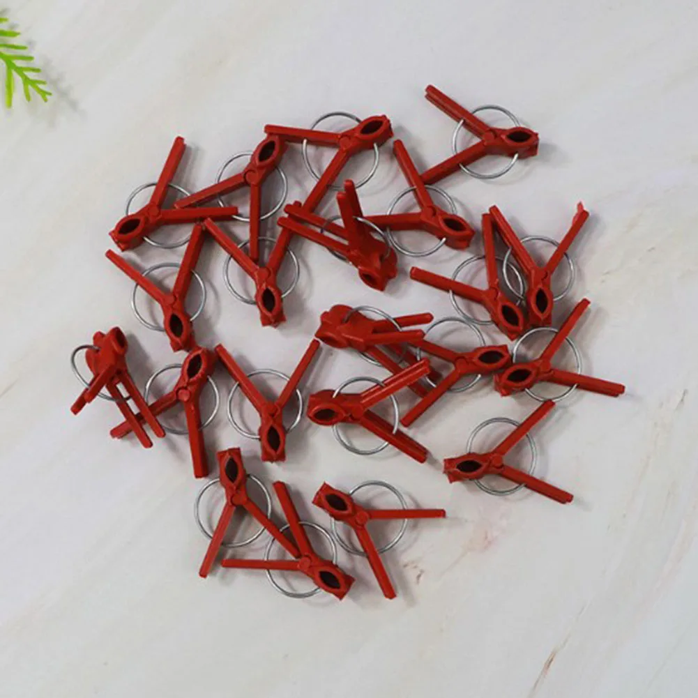 50 * Clip per innesto da giardino Clip di supporto per piante in plastica morsetti anticaduta per vite giardino serra verdure anguria attrezzi da giardino