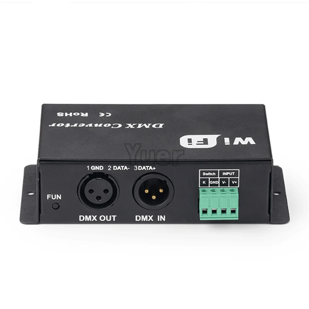 WiFi DMX512 Controller Android or IOS System Wifi APP Control Par Light Stage Moving Head Light Beam Strobe Effect Lamp DJ Disco