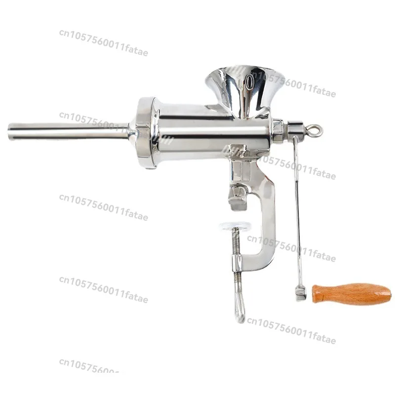 

304 Stainless Steel Household No. 10 Manual Meat Grinder Hand Crank Enema Machine Meat Filling Machine Sausage Machine