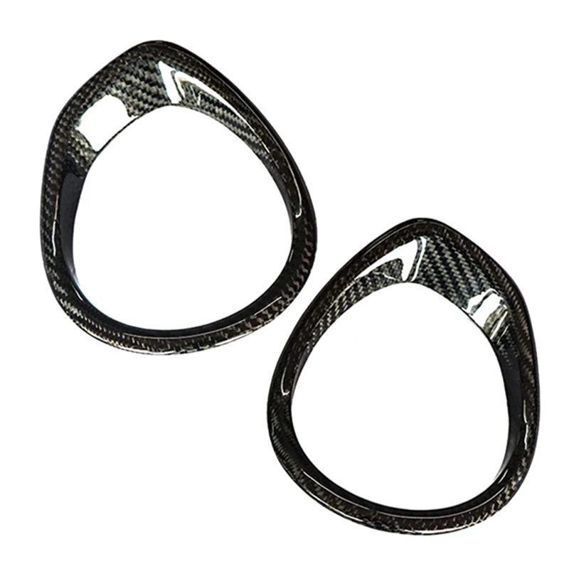 Motorcycle Carbon Fiber Speedometer & Tachometer Ring Cover Trim For Yamaha TMAX 530 2017 2018 2019 TMAX 560 2020 2021 Parts