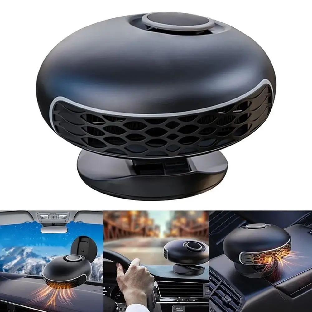 12v Car Heater Fans Windshield Defogging Defrosting Portable Electric Heating Fan Frost Snow Fog Removal Machine For Bus Tr K1F8