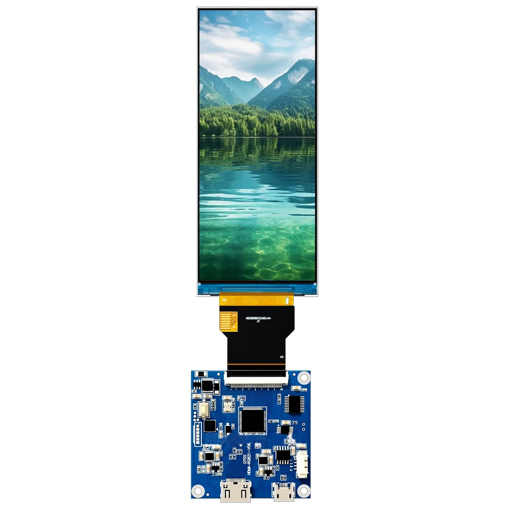 

3,99-дюймовый TFT LCD-экран с 40-контактным RGB-интерфейсом, разрешением 400x960, HD IPS, сенсорным управлением и платой драйвера HDMI.
