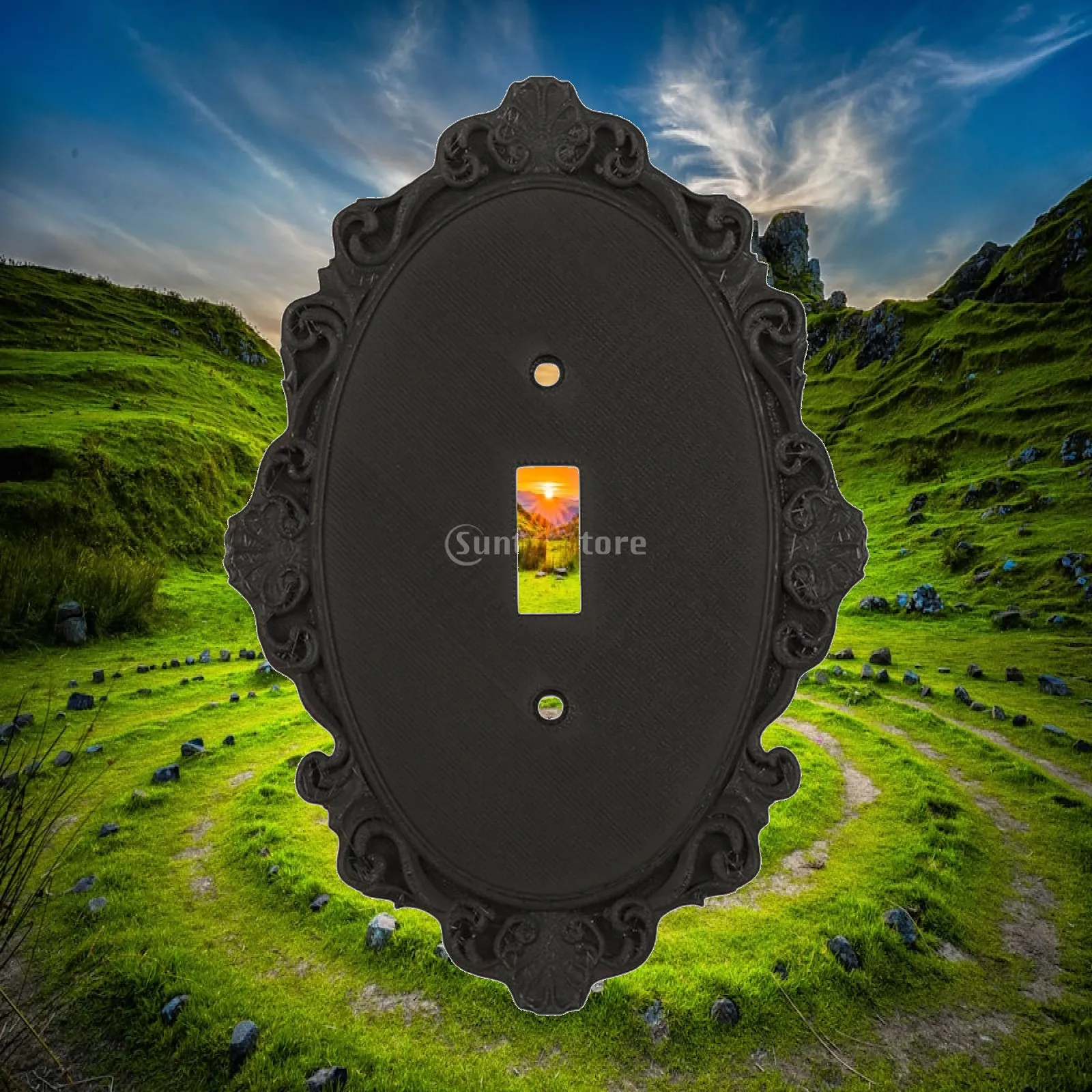 Light Switch Cover Wall Plate Easy to Install Heavy Duty Switchplate Switch Plate Outlet Cover for Farmhouse Country Cabin