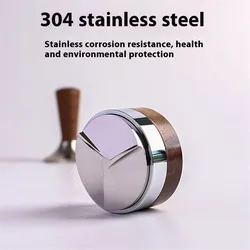 Walnut Wood Coffee Distributor 51mm 53mm 58mm 304 Stainless Steel For Coffee Portafilter Espresso Accessories Barista Tools