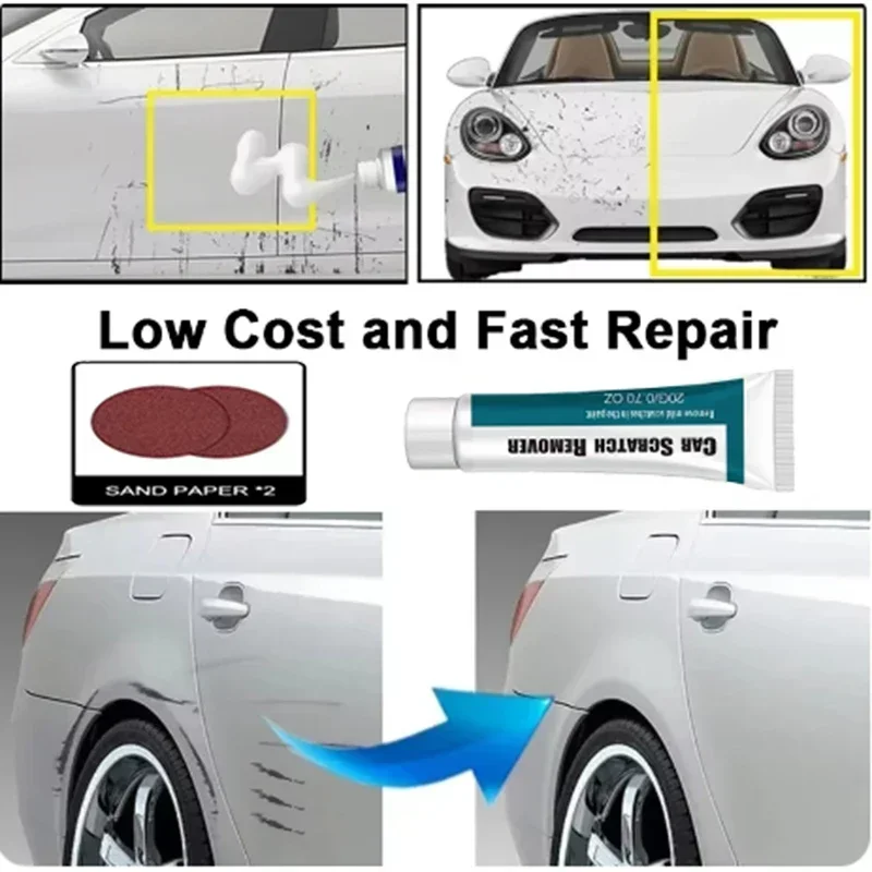 Car Scratch Repair Paste Auto Swirl Remover Scratches Repair Polishing Auto Body Grinding Compound Anti Scratch Wax