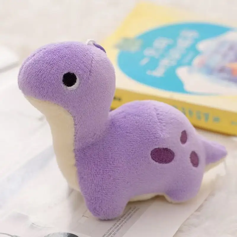 Muñeco de dinosaurio de simulación de 10/20 cm, colgante para mochila, juguete de peluche relleno, regalo de Anime de dibujos animados para novia, muñeca bonita y divertida