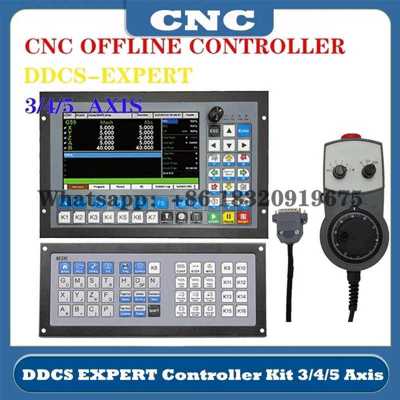 

HOT DDCS EXPERT M350 3axis 4axis 5axis 1mhz ATC G-code CNC controller engraving milling machine system replaces DDCSV3.1