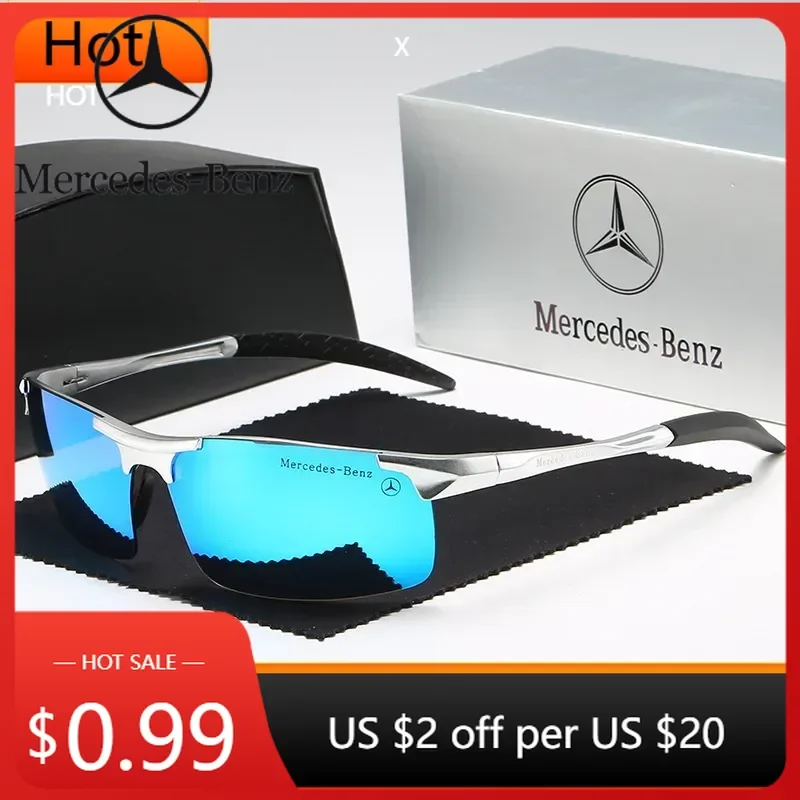 

Горячие для Mercedes Benz A B C E S V Class GLB GLC GLE AMG Pilot SLK SLC ML Автомобильные высокие мужские антибликовые очки для водителя, наклейка на автомобиль