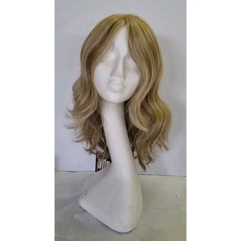 Long Blonde Layered Wavy Wig Heat Friendly - Hair Loss Alopecia Chemo REF 0097