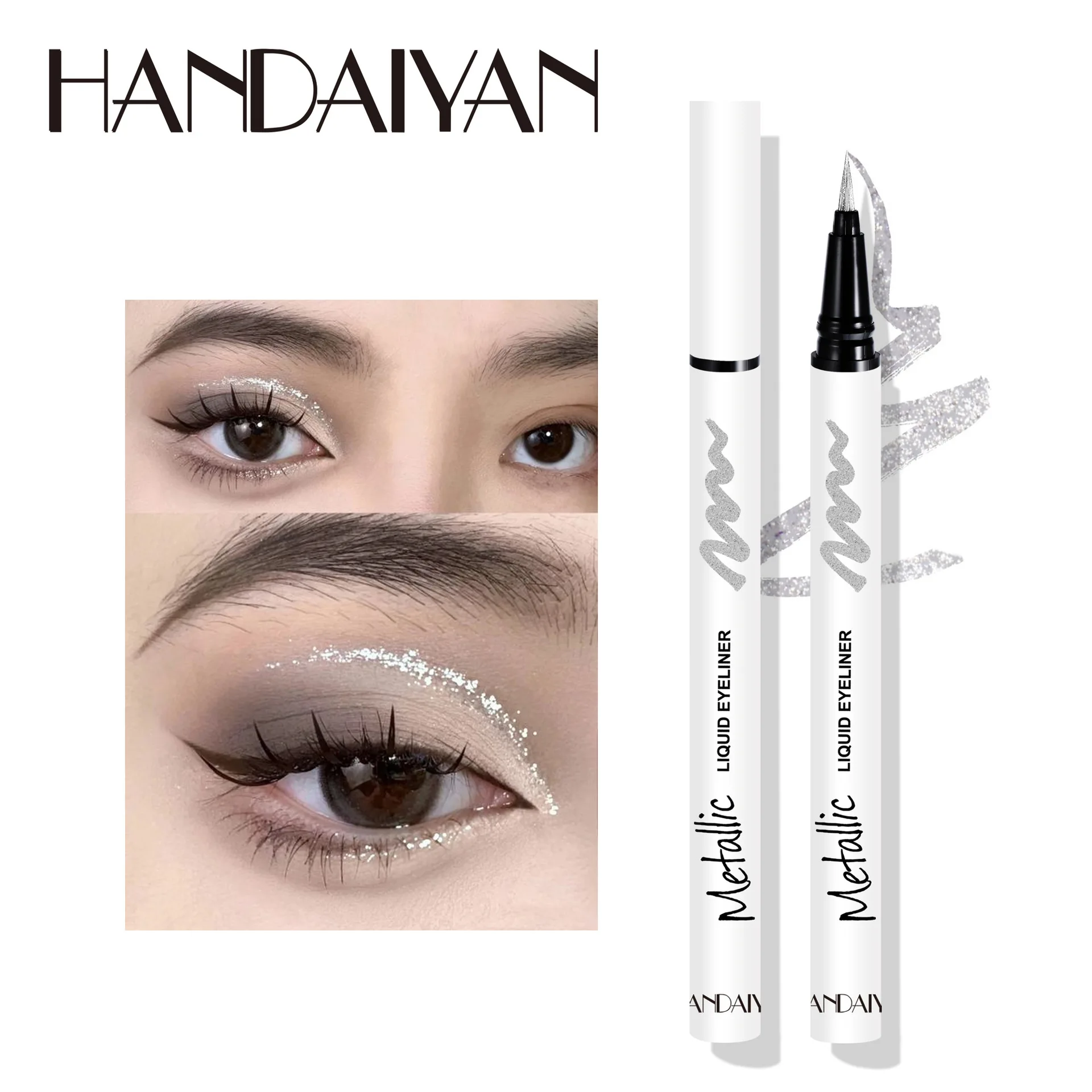 

Explosive Pearl Eyeliner Set Shiny Sleeper Pen Ultra Thin Liquid Eyeliner long-lasting waterproof