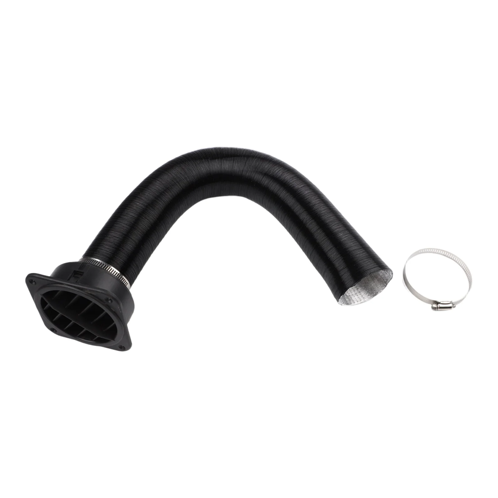 60mm 60mm Ducting Pipe Car Vent Adapter Flexible Construction Heat Resistant Nitrile Rubber Material Nylon Fiber Reinforcement