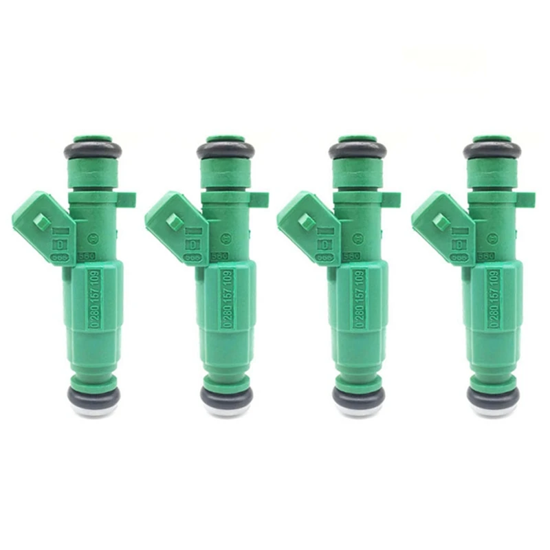 4Pcs/Lot Fuel Injectors Nozzle For KOMBI 1.4L 8V TOTAL FLEX 2009 0280157109 030906031AJ