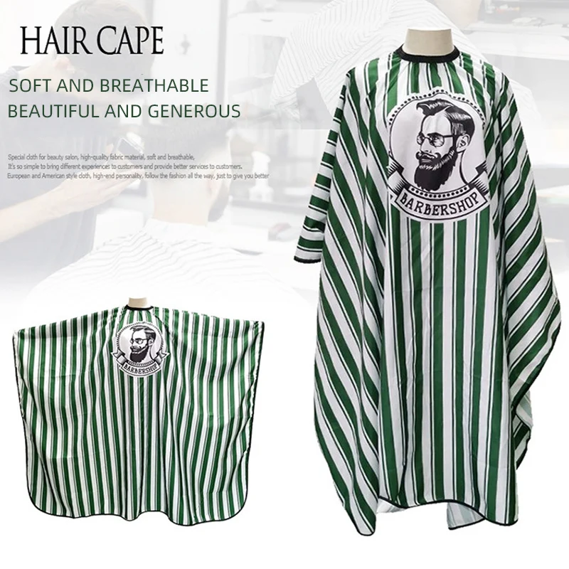 

Man Shave Apron Haircut Bibs Hair Stylist Professional Hair Cut Bib Barber Shop Waterproof Cloth Non Sticky Hair Adults Shawl