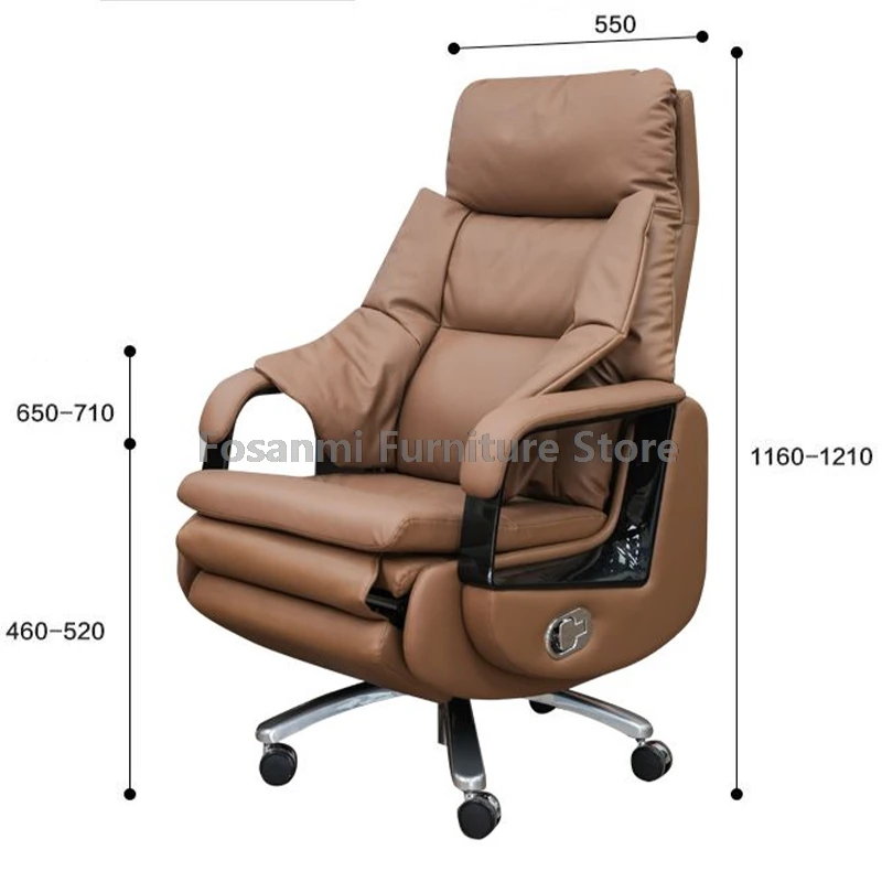 Sedia da ufficio ergonomica Sedia da gioco con poggiapiedi e sedile girevole Sedia da computer con angolo di supporto lombare regolabile, morbida e confortevole