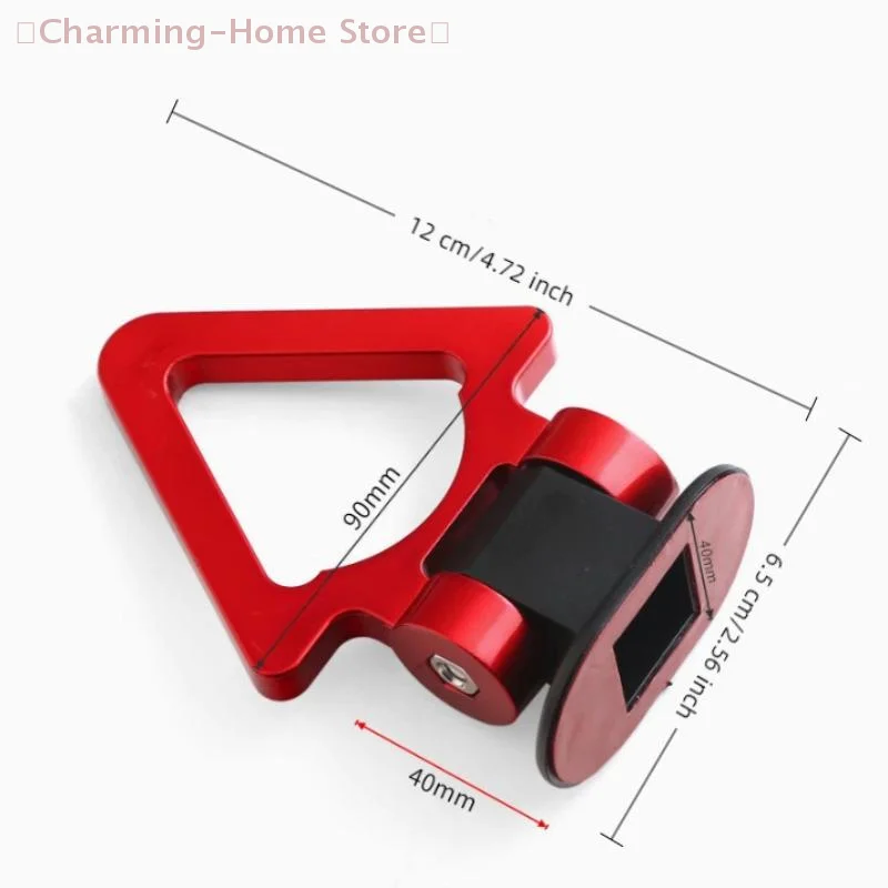 【M】ABS Car Styling Trailer Hooks Simulation Racing Ring Bumper Sticker Decoration Tow Hook Sticker Universal Vehicle Towing Hook