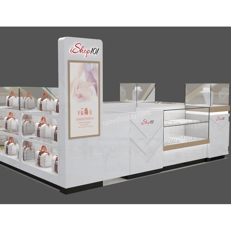 Custom. simple jewelry stall for ring display small jewelry kiosk in shopping mall