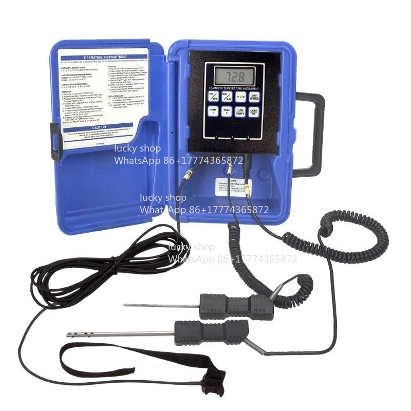 SRH77A Three-channel Multifunctional Industrial Catering Food Center Thermohygrometer