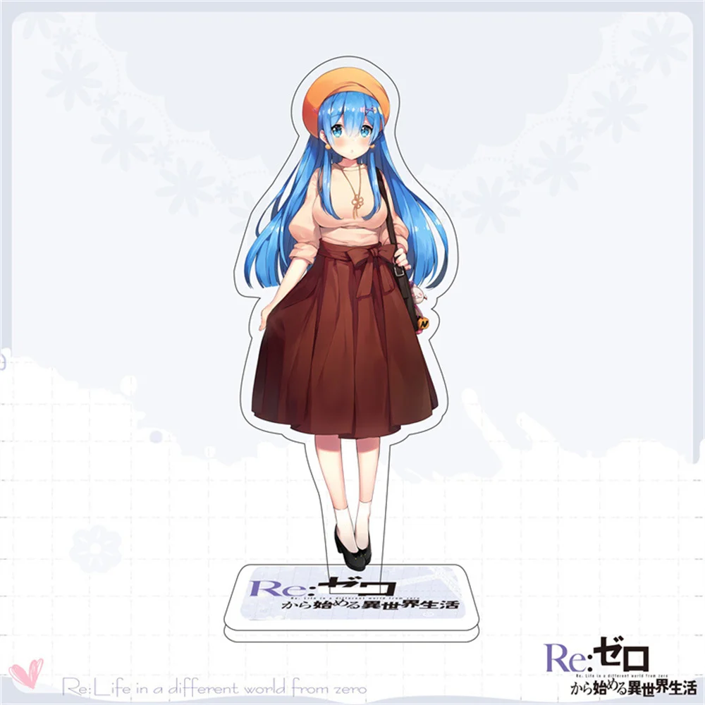 15CM Charm Anime Re:ZERO -Starting Life in Another World Acrylic Stand Model Cosplay Characters Ornament Accessories Good Gift
