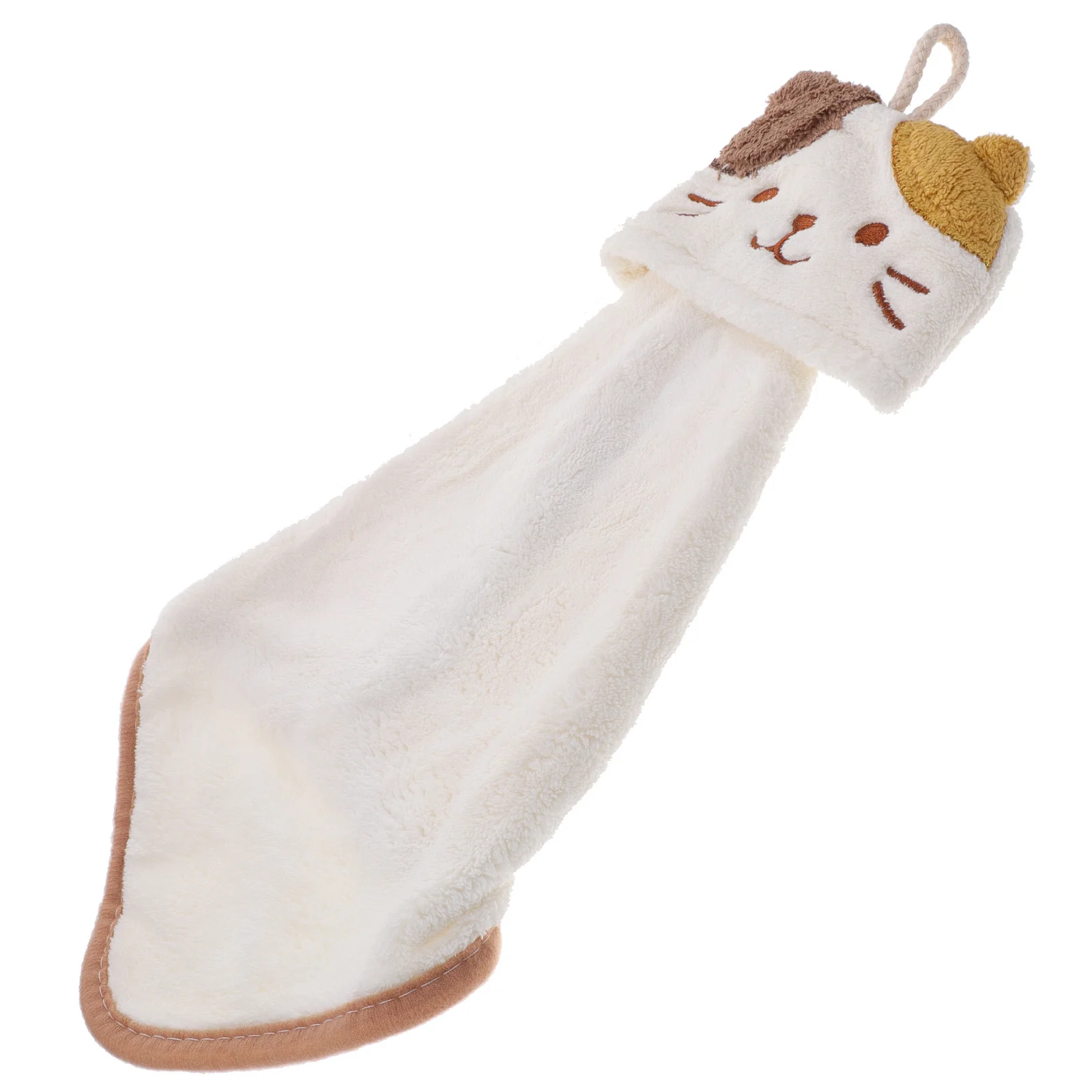 المرجان الصوف H المناشف الحمام المطبخ تجفيف البيج حلقة الجدار شنق امتصاص الماء الزجاج نظيفة المنزل الجاف #4