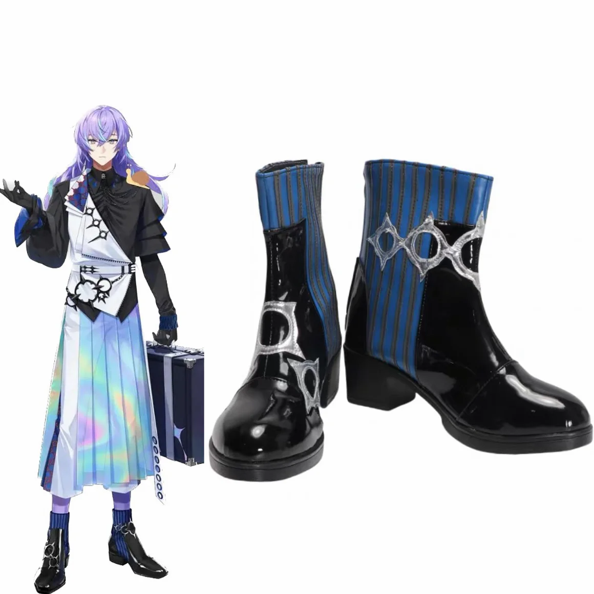 

Nijisanji Vtuber Hoshirube Sho Cosplay Shoes Boots Halloween Party Role Play