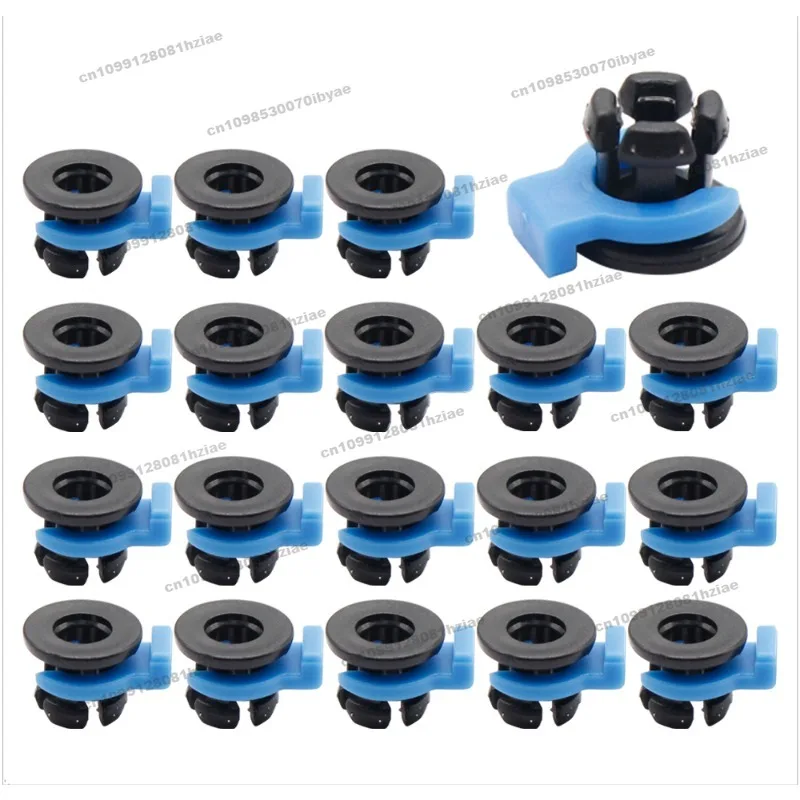 Suitable for 3D Printer Accessories Bowden Tube Blue and White Jaw Buckle Fixed 4MM Tube Pneumatic Connector Plastic Quick Plug