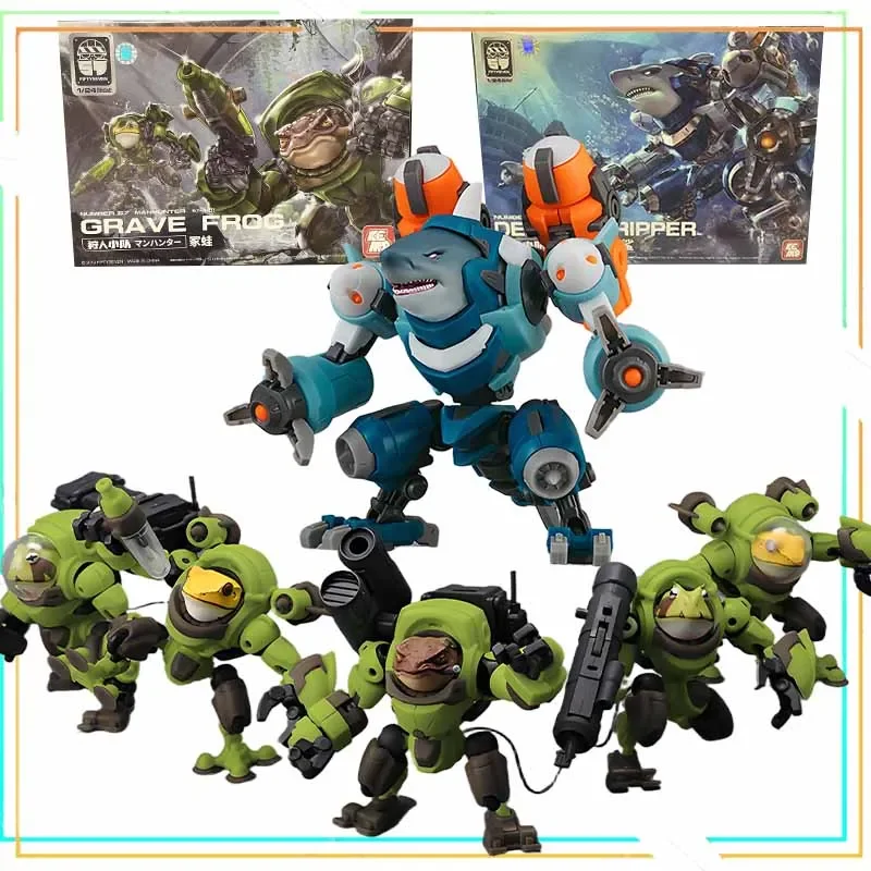 

umber-57 Original Gundam 1/24 GRAVE FROG DEEPSEA RIPPER Anime Action Figure Assembly Model Toys Collectible Model