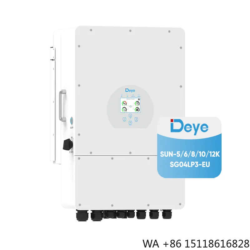 8kw 10kw 12kw Deye Hybrid Single Phase Solar Inverter SUN-5/6/8/10/12K-SG04LP3-EU-AM2-P EU Warehouse