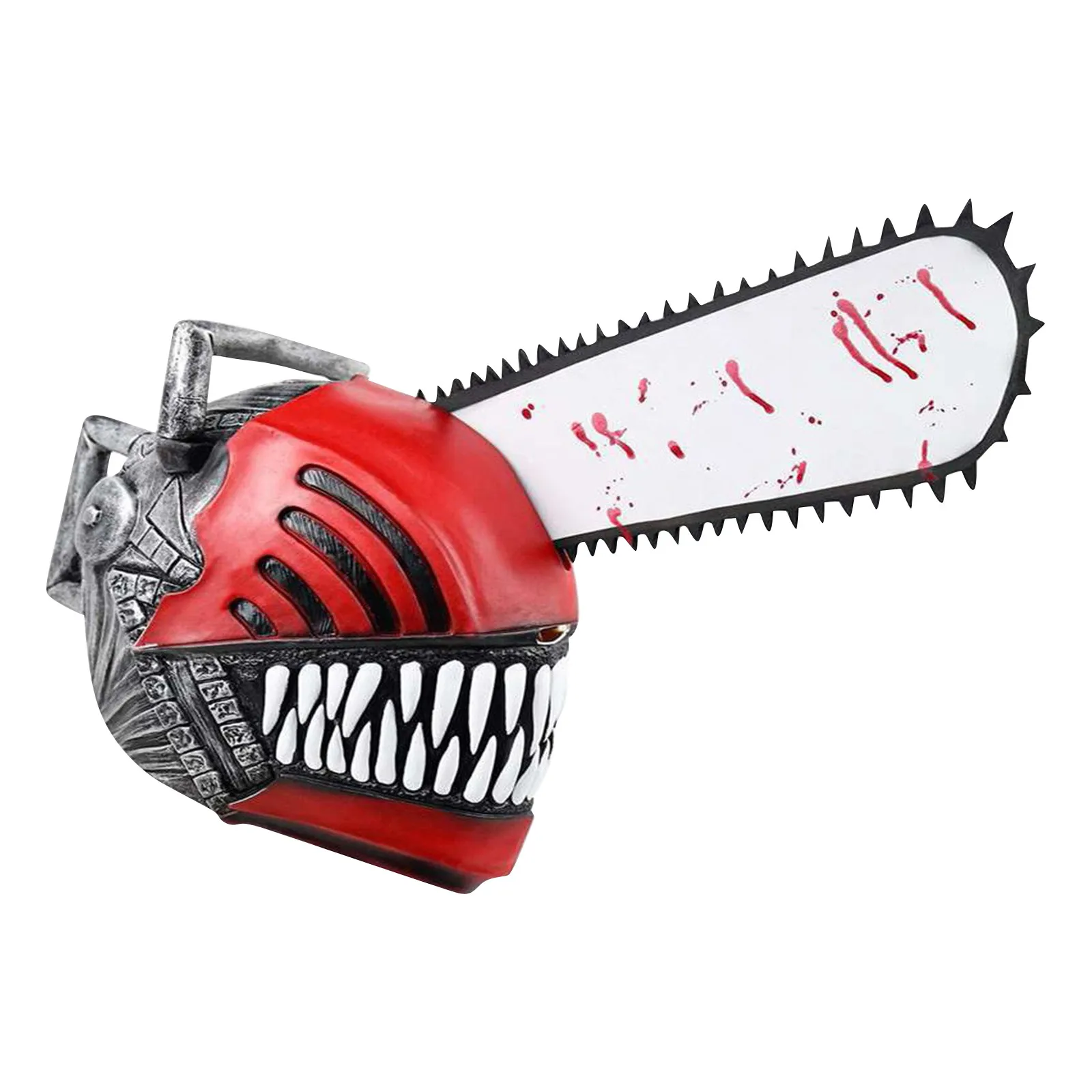 Chainsaw Mask Rave Cosplay Anime Disguise Helmet Horror Electric Saw Full Head Latex Mascara Funny Halloween Costumes For Men