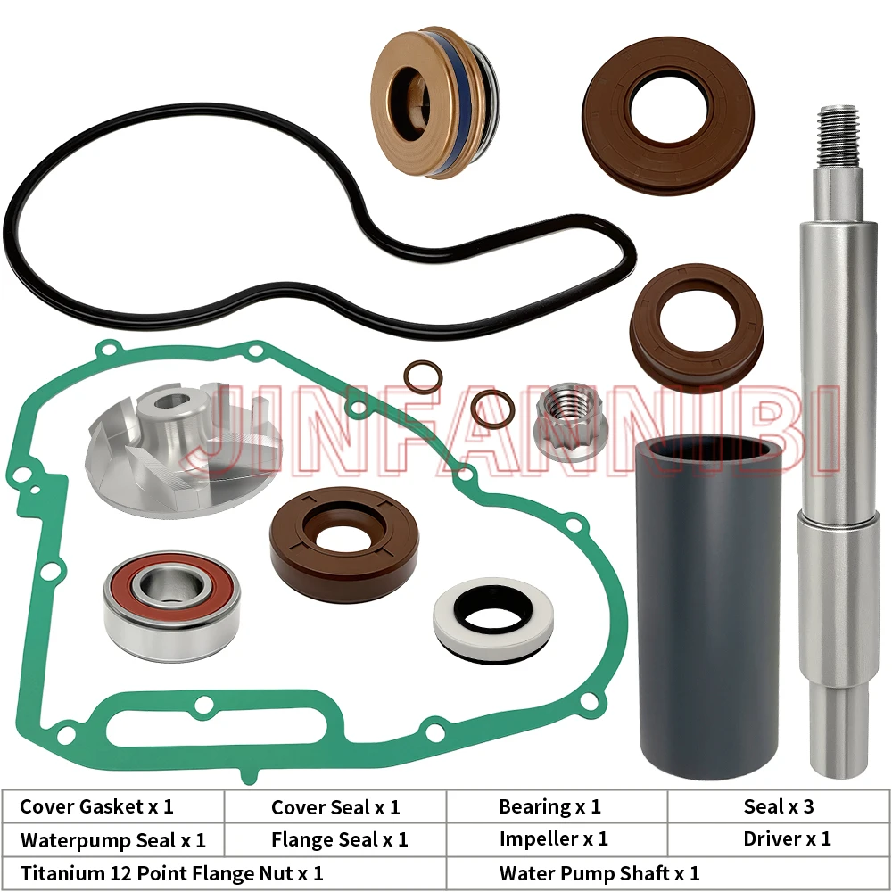 Water Pump Seals Impeller Rebuild Kit for Polaris Ranger RZR Sportsman 700 800