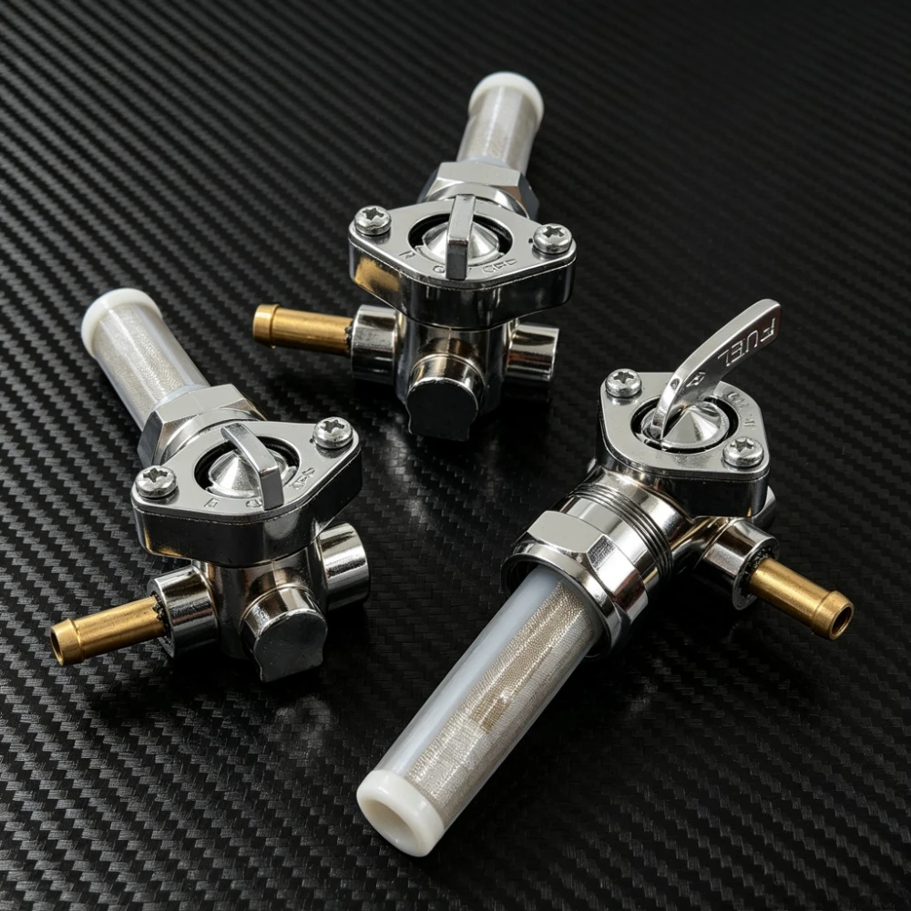 1pc Fuel Tank Petcock Valve Switch For HAR/LEY Low Rider Convertible FXRS-Conv Sport FXRS-SP / Roadster XLS Softail Custom FXSTC