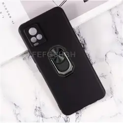 For Vivo V20 Case V2024 V2025 Back Finger Ring Soft TPU Silicone Case For Vivo V20 V2040 Phone Cover