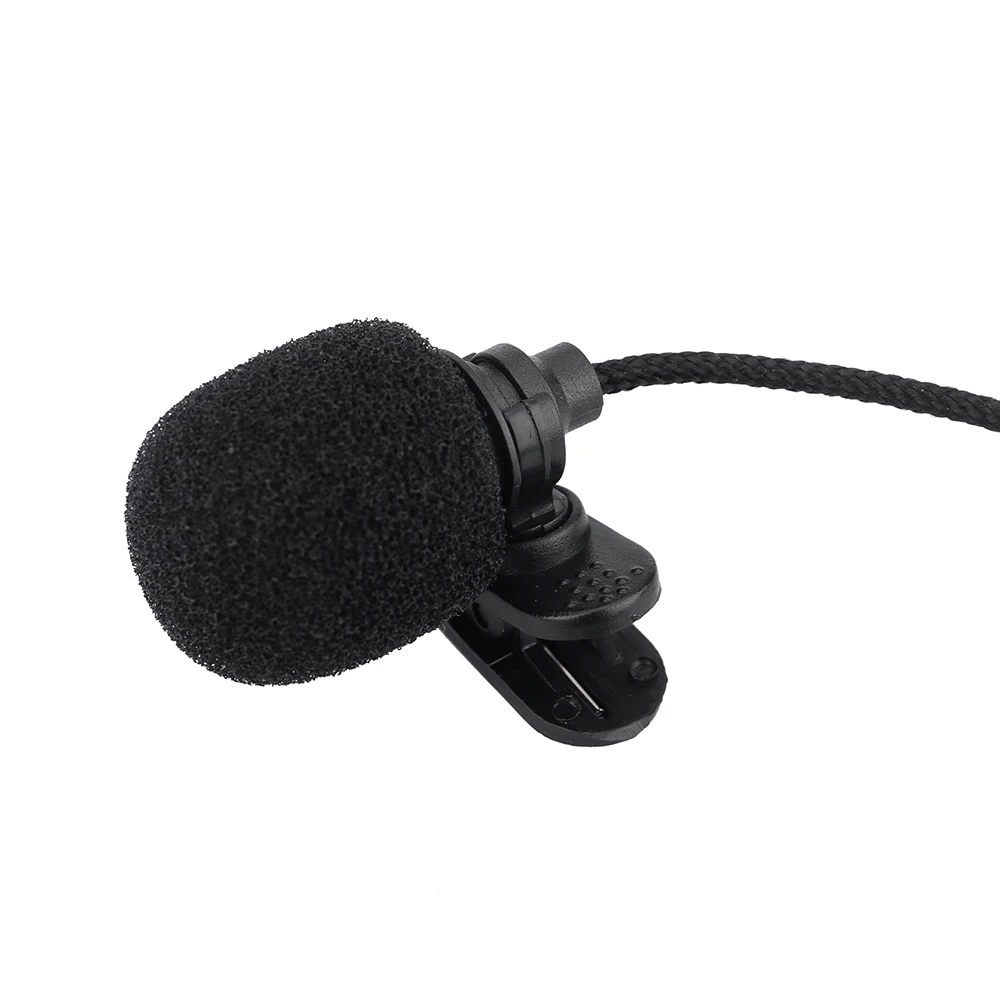 Mini Portable Clipon Lapel Handsfree 3.5mm Jack Condenser Microphone Mic for Computer PC Laptop Loundspeaker