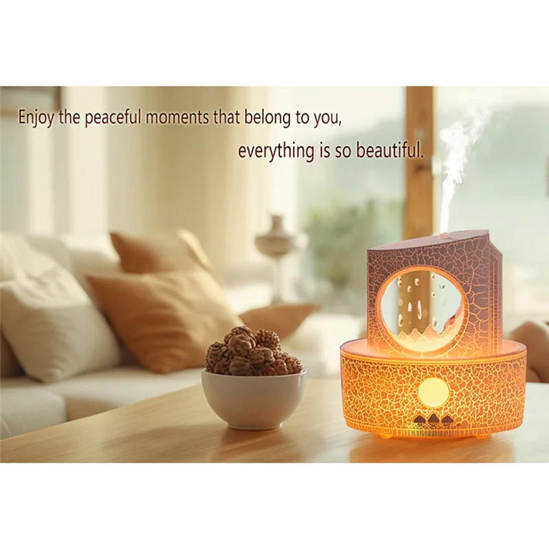 AF93-مرطب قطرة المطر لغرفة النوم، ناشر مع ضوء محيط، مناسب لغرف النوم والفنادق وصالات الألعاب الرياضية وغرف اليوغا. الولايات المتحدة التوصيل