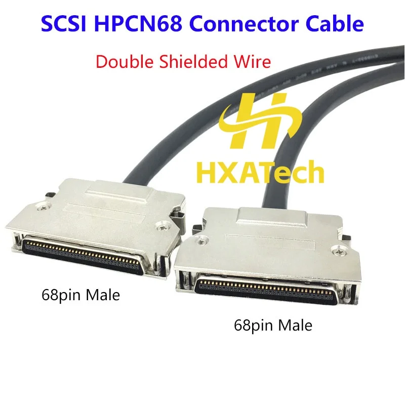 

HXATech — кабель SCSI CN68 HPCN68, соединительный кабель «папа-папа», HPCN, 68-контактный разъем, шнур передачи данных 0,5/1/1,5/2/3/5 метров