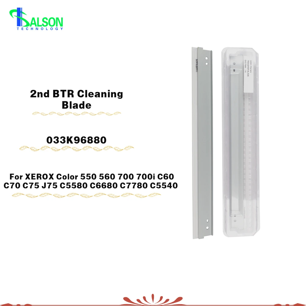 Compatível 033K96880 2nd BTR Lâmina de Limpeza Aplicar para XEROX Color 550 560 700 700i C60 C70 C75 J75 C5580 Peças Da Impressora