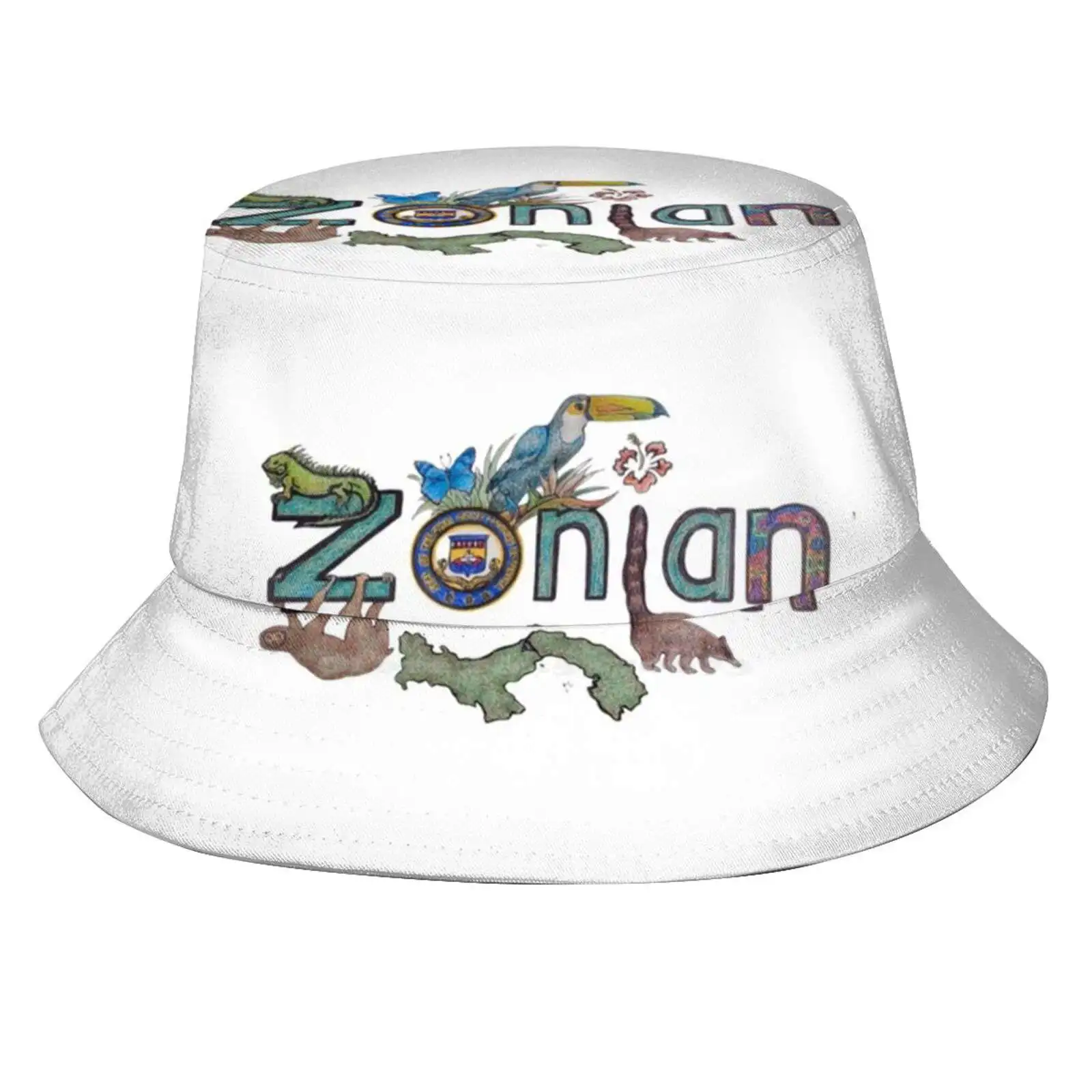 Panama Canal Zonians Sun Cap Fisherman Hat Bucket Hats Reminiscing Panama Canal Zone