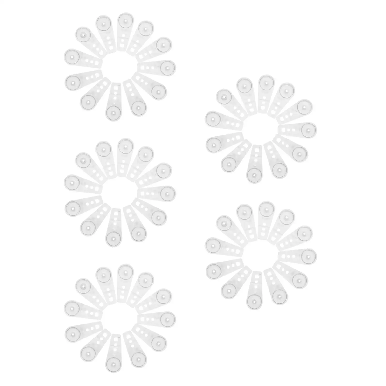 

5pcs 5 Pack Curtain Rail Track Hooks Slider Curtains Glider Rollers Replacements Pulleys Accessories Ball-bearing