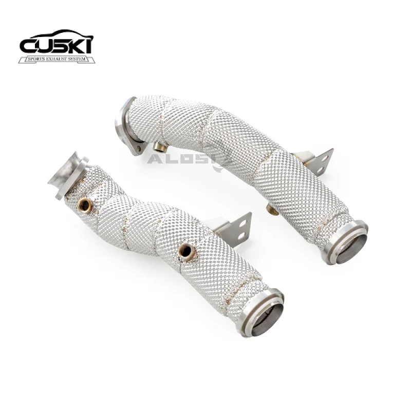 Customizable exhaust Car Downspouts for Mercedes Benz GLC43 GLC450 3.0T 2017-2022 High-performance Exhaust Modification
