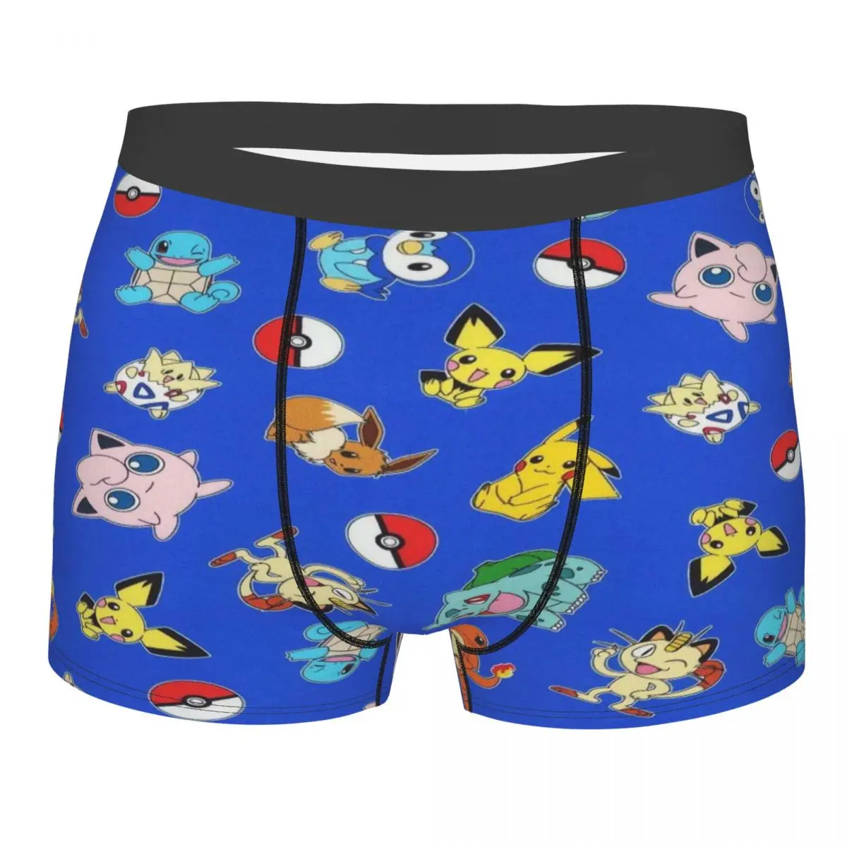 

Custom Bikachus Cartoon Boxers Shorts Men Briefs Underwear Funny Underpants