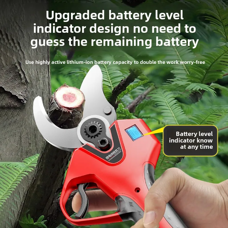 Electric scissors rechargeable pruning branches fruit tree gardening scissors pruning shears tree scissors pruning