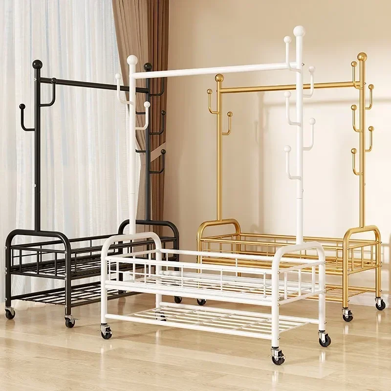 s*-Germany Floor Coat Racks Simple Bedroom Balcony Vintage Coat Racks Library Living Room Ropa Plegable Furniture./