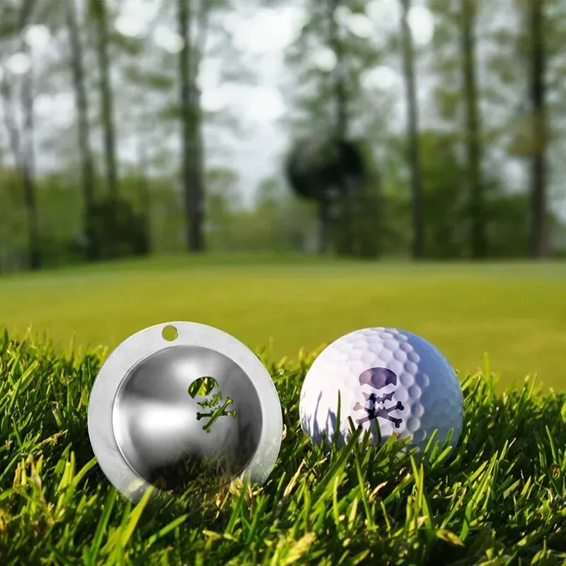 Stainless Steel Golf Ball Line Marker Stencil Cute Pattern Alphabet Marker Pen Outdoor Golf Putting Positioning Aids Accessories